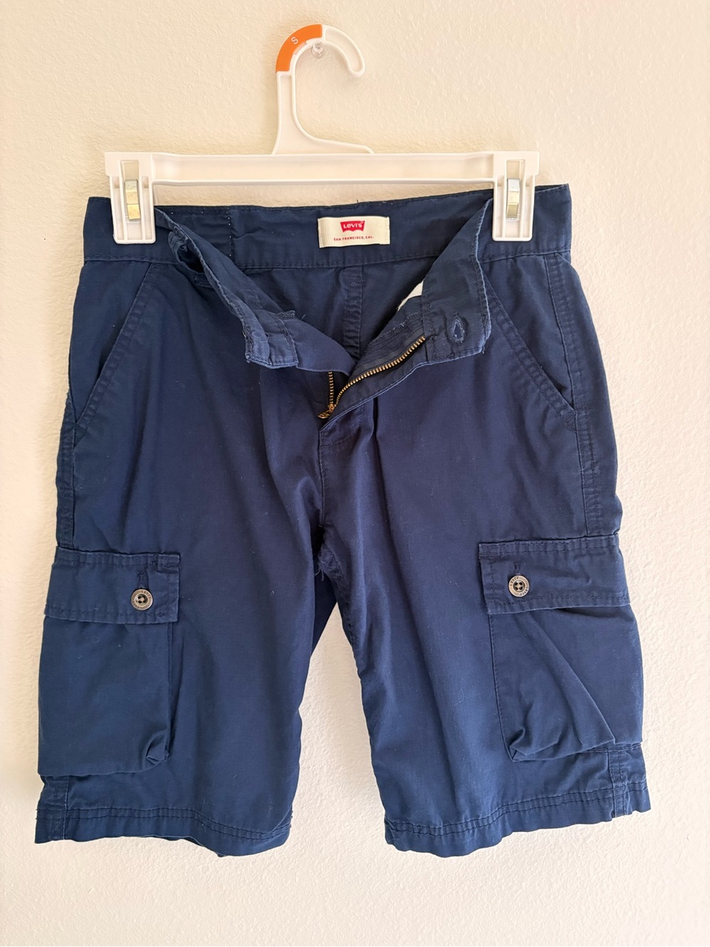 Levi's Kid’s Dark Blue Cargo Shorts